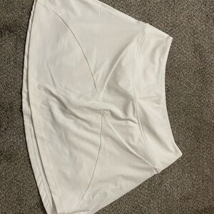 White Athletic Skirt